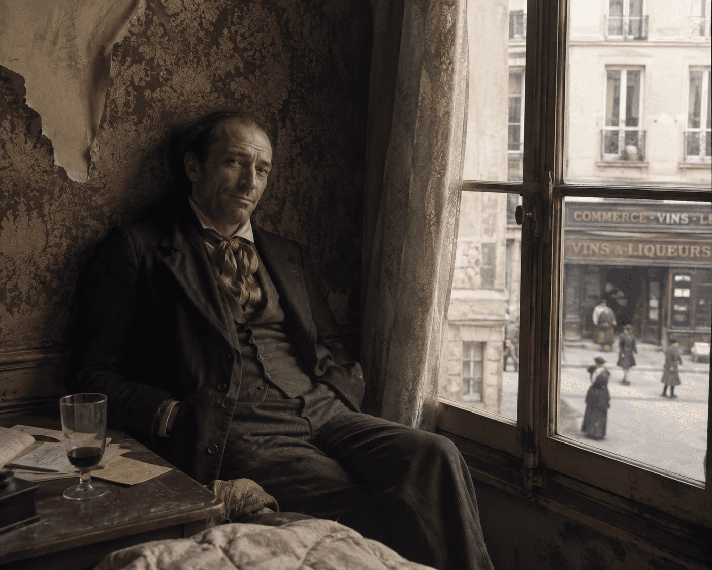 Oscar Wilde en sus últimos días en París.