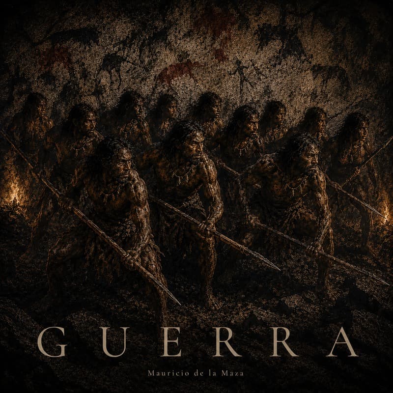 Guerra — portada del álbum de Mauricio de la Maza