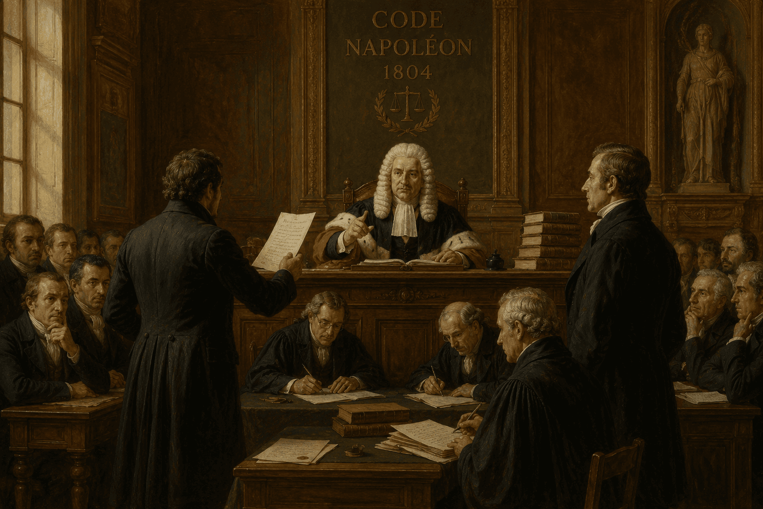 El Código Napoleón, 1804: la forma como sustituto operativo de una voluntad que nadie más puede verificar directamente.